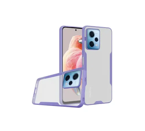 Xiaomi Redmi Note 12 5G Kılıf Platin Silikon - Lila