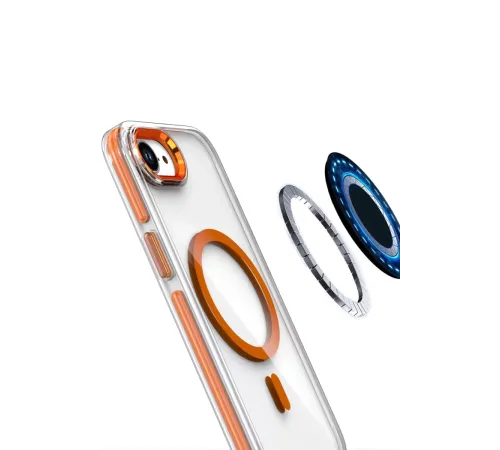 iPhone 16E Bella Magsafe Kapak - Derin Mor
