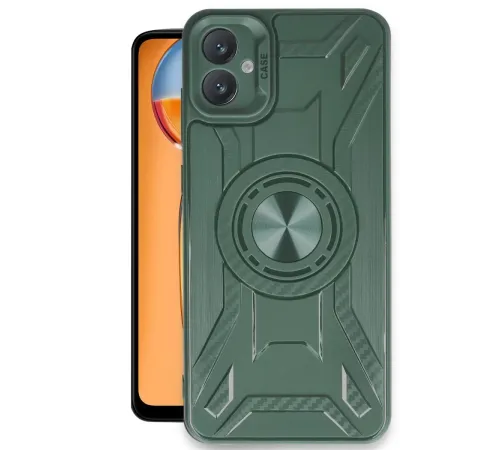 Samsung Galaxy A05 Kılıf Lincoln Silikon - Koyu Yeşil