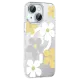 Apple iPhone 15 Floral Magsafe Kapak - Sarı