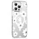 Apple iPhone 15 Pro Floral Magsafe Kapak - Beyaz