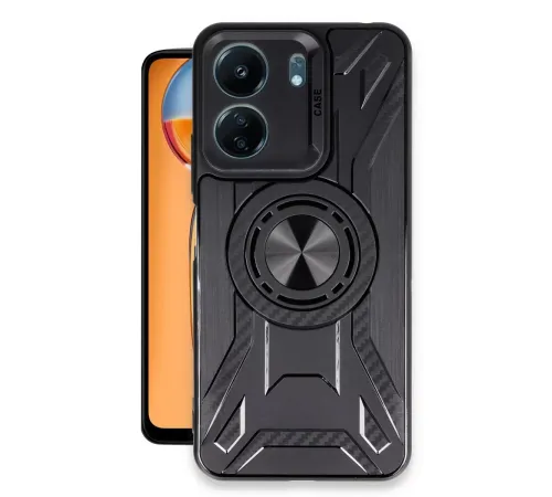 Xiaomi Redmi 13C Kılıf Lincoln Silikon - Siyah