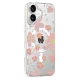 Apple iPhone 16 Floral Magsafe Kapak - Pembe