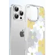 Apple iPhone 16 Floral Magsafe Kapak - Turuncu