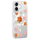 Apple iPhone 16 Floral Magsafe Kapak - Turuncu