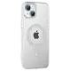 Apple iPhone 14 Move Taşlı Magsafe Kapak - Natural Grey