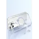 Apple iPhone 14 Pro Max Move Taşlı Magsafe Kapak - Mavi