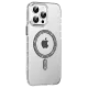 Apple iPhone 14 Pro Max Move Taşlı Magsafe Kapak - Siyah