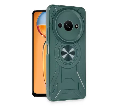 Xiaomi Redmi A3 4G Kılıf Lincoln Silikon - Koyu Yeşil