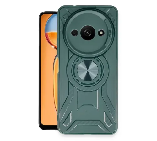 Xiaomi Redmi A3 4G Kılıf Lincoln Silikon - Koyu Yeşil