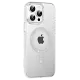 Apple iPhone 15 Pro Max Move Taşlı Magsafe Kapak - Natural Grey