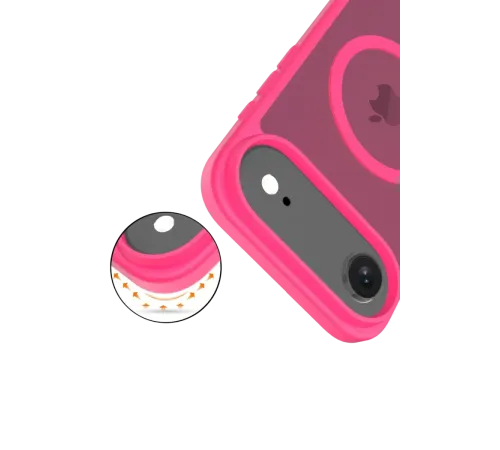 Apple iPhone 17 Air Jota Magsafe Kapak - Rose