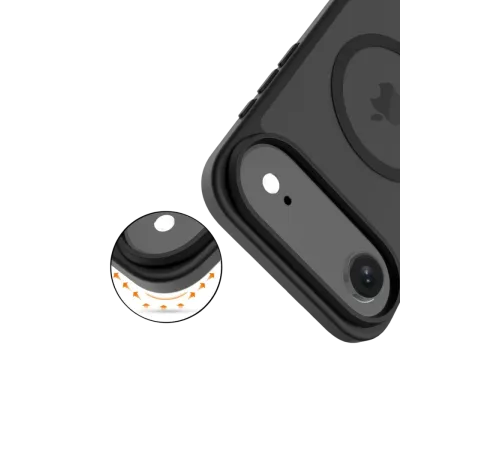 Apple iPhone 17 Air Jota Magsafe Kapak - Siyah