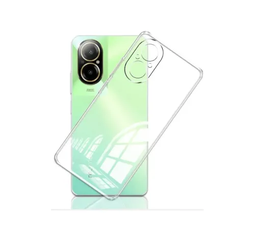 Realme 12 Lite Kılıf Lüx Şeffaf Silikon