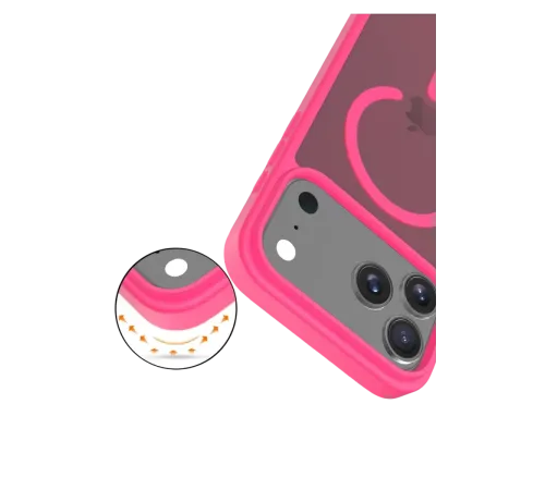 Apple iPhone 17 Pro Max Jota Magsafe Kapak - Rose