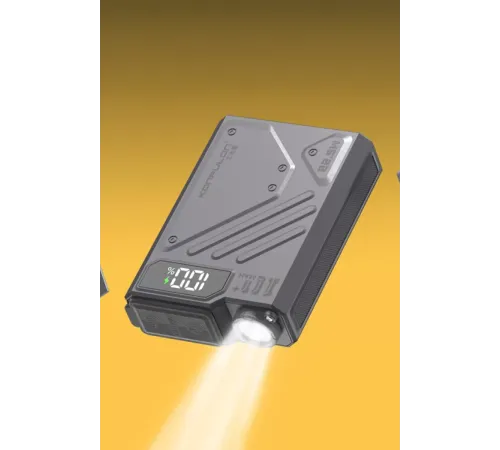 J38 10.000 mAh 20W PD Led Işıklı Magsafe Powerbank - Gri