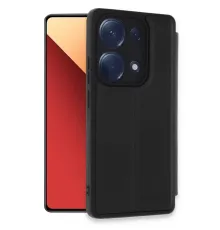 Xiaomi Redmi Note 13 Pro 4G Kılıf Flip Cover - Siyah