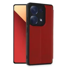 Xiaomi Redmi Note 13 Pro 4G Kılıf Flip Cover - Kırmızı