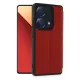 Xiaomi Redmi Note 13 Pro 4G Kılıf Flip Cover - Kırmızı