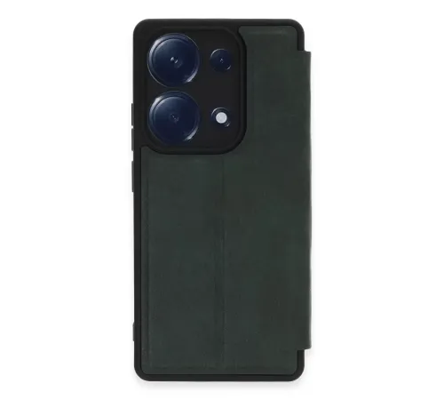 Xiaomi Redmi Note 13 Pro 4G Kılıf Flip Cover - Koyu Yeşil
