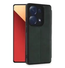 Xiaomi Redmi Note 13 Pro 4G Kılıf Flip Cover - Koyu Yeşil