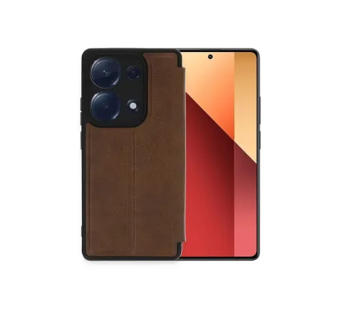 Xiaomi Redmi Note 13 Pro 4G Kılıf Flip Cover - Taba