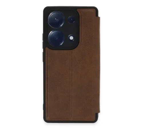 Xiaomi Redmi Note 13 Pro 4G Kılıf Flip Cover - Taba