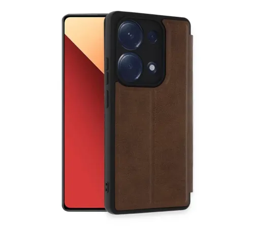 Xiaomi Redmi Note 13 Pro 4G Kılıf Flip Cover - Taba