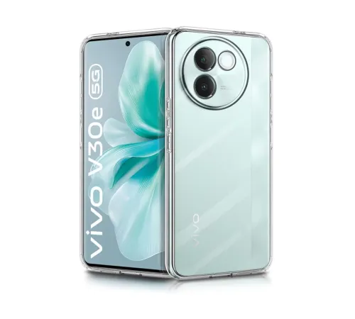 Vivo V30e Kılıf Lüx Şeffaf Silikon