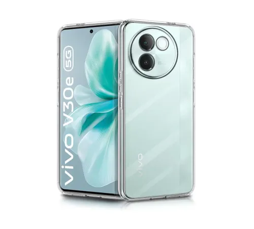Vivo V30e Kılıf Lüx Şeffaf Silikon