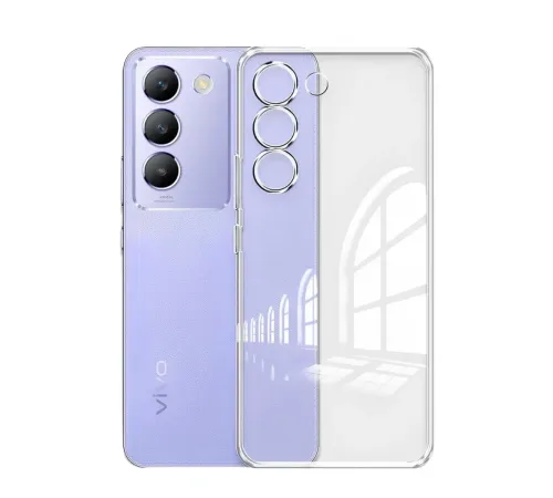 Vivo V30 Lite 4G Kılıf Lüx Şeffaf Silikon