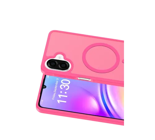 Samsung Galaxy A07 4G Jota Magsafe Kapak - Rose