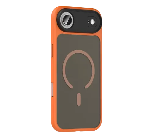 Apple iPhone 17 Air Megane Magsafe Kapak - Turuncu