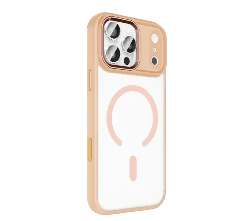 Apple iPhone 17 Pro Terea Magsafe Kapak - Pembe