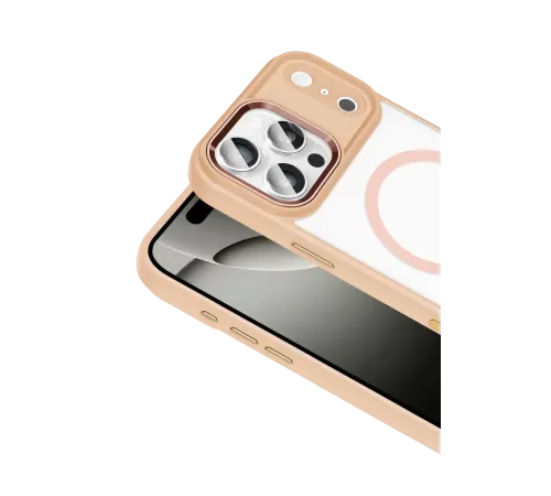 Apple iPhone 17 Pro Max Terea Magsafe Kapak - Pembe