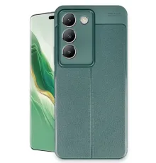 Vivo V30 Lite 4G Kılıf Auto Focus Kapak - Koyu Yeşil