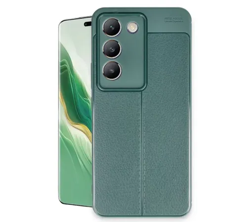 Vivo V30 Lite 4G Kılıf Auto Focus Kapak - Koyu Yeşil