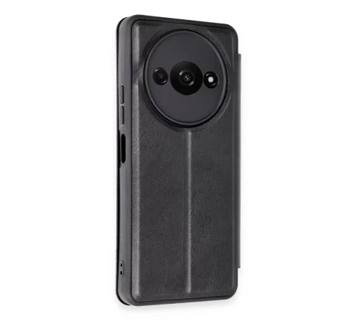 Xiaomi Redmi A3 4G Kılıf Flip Cover - Siyah