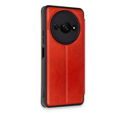 Xiaomi Redmi A3 4G Kılıf Flip Cover - Kırmızı