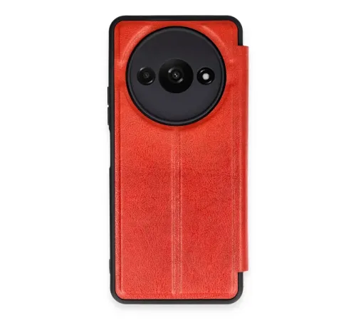 Xiaomi Redmi A3 4G Kılıf Flip Cover - Kırmızı
