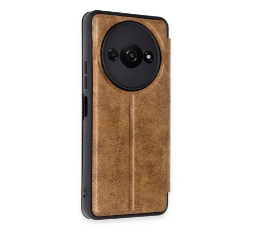 Xiaomi Redmi A3 4G Kılıf Flip Cover - Taba