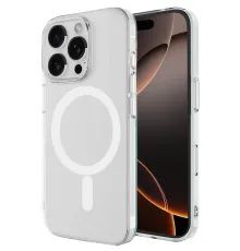 Apple iPhone 16 Pro Max Kılıf Magneticsafe Şeffaf Silikon - Şeffaf
