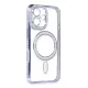 Apple iPhone 16 Kılıf Joke Simli Magneticsafe Kılıf - Mavi