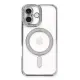 Apple iPhone 16 Kılıf Joke Simli Magneticsafe Kılıf - Gümüş