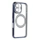 Apple iPhone 16 Kılıf Joke Simli Magneticsafe Kılıf - Lacivert