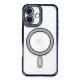 Apple iPhone 16 Kılıf Joke Simli Magneticsafe Kılıf - Lacivert