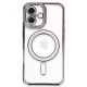 Apple iPhone 16 Plus Kılıf Joke Simli Magneticsafe Kılıf - Derin Mor