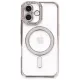Apple iPhone 16 Plus Kılıf Joke Simli Magneticsafe Kılıf - Pembe