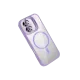 Apple iPhone 16 Remim Lensli Magsafe Standlı Kapak - Lila