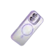 Apple iPhone 16 Remim Lensli Magsafe Standlı Kapak - Lila
